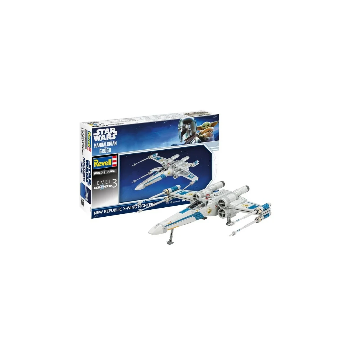 Chasseur X-Wing de la Nouvelle République : The Mandalorian 1/57 St... Chasseur X-Wing de la Nouvelle République : The Mandalorian 1/57 St...