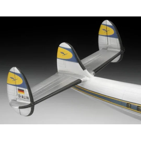 Maquette avion Lockheed L.1049G Super Constellation Lufthansa 1/144... 63745-Maquette avion Lockheed L.1049G Super Constellation Lufthansa 1/144 + peintures Revell - 63745
