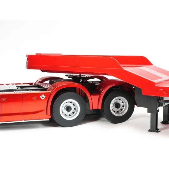 CY1502-Remorque plateau pour Scania 770S rouge 1/18 Huina - CY1502