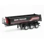 CY1509-Remorque benne RC noire pour Scania 770S 1/18 Huina