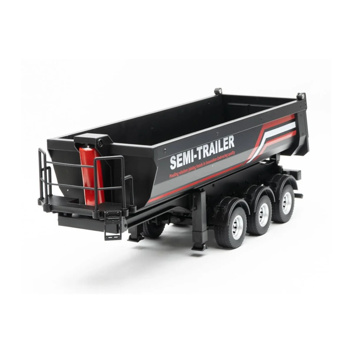 Huina CY1509 Black RC Tipper Trailer for Scania 770S 1/18 Huina CY1509 Black RC Tipper Trailer for Scania 770S 1/18