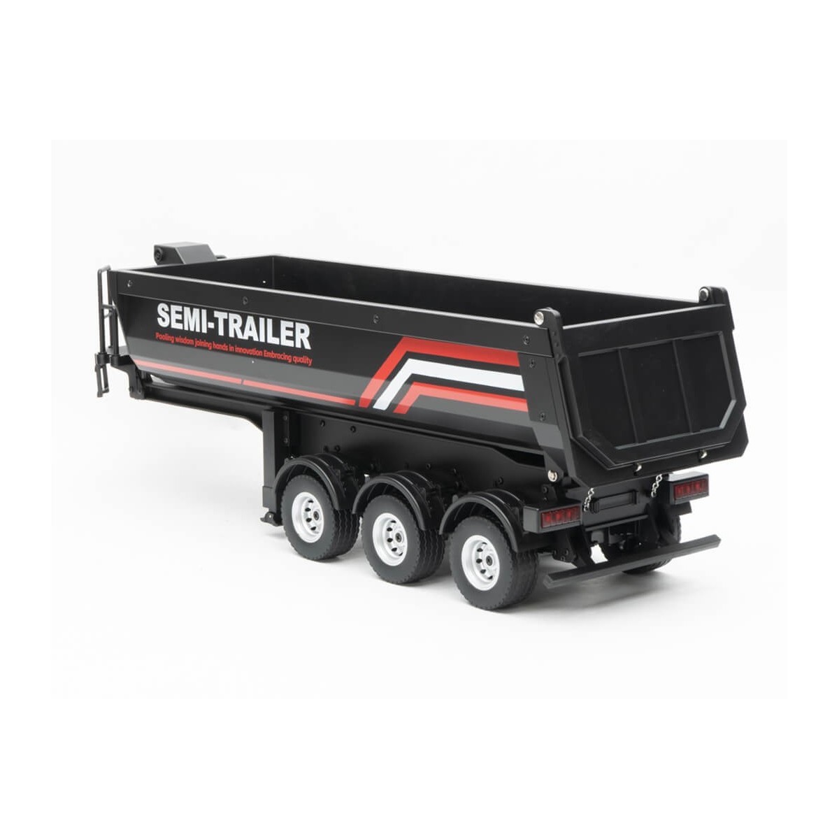 Huina CY1509 Black RC Tipper Trailer for Scania 770S 1/18 Huina CY1509 Black RC Tipper Trailer for Scania 770S 1/18