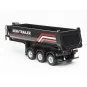 CY1509-Huina 1/18 Black RC Tipper Trailer for Scania 770S