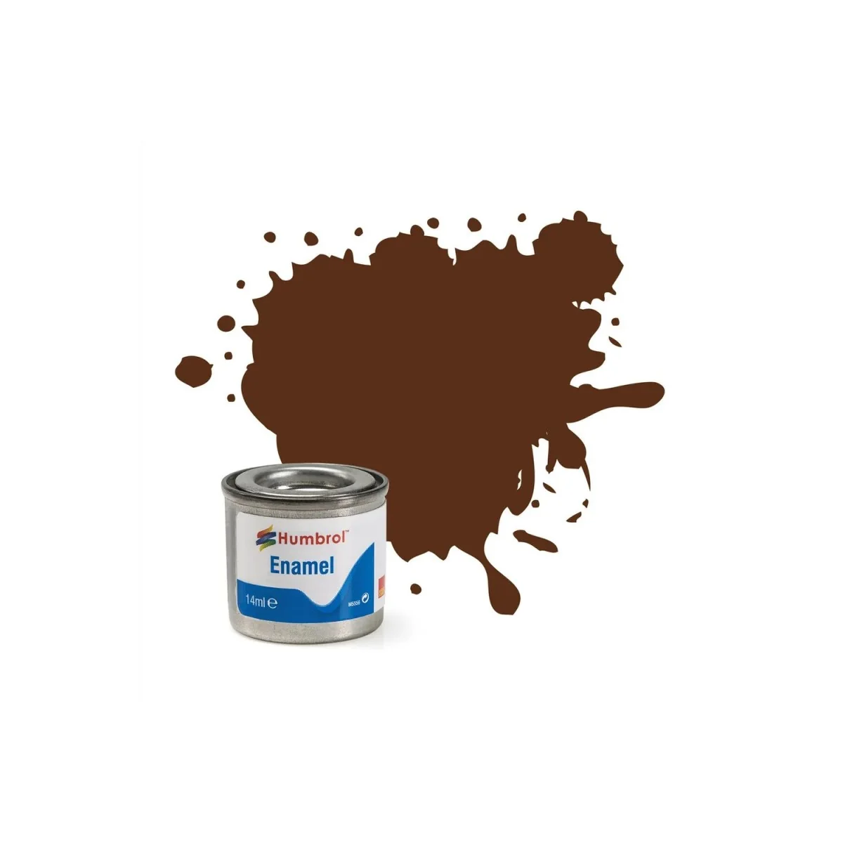 Peinture Enamel 160: Matt German Camouflage Red (Mat) - 14ml Humbro...