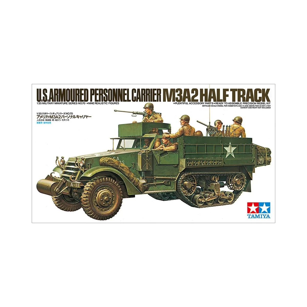 Maquette militaire Tamiya U.S. Armored Personnel Carrier M3A2 Half-... Maquette militaire Tamiya U.S. Armored Personnel Carrier M3A2 Half-...