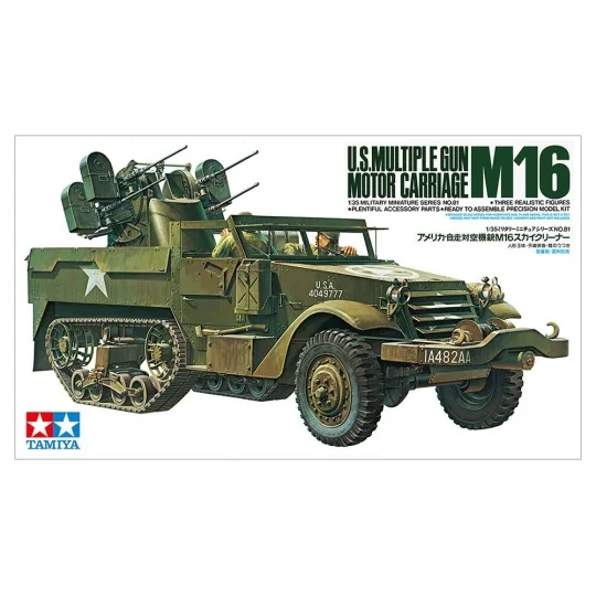 Tamiya Half-Track US M16 MGMC 1/35 military model - 35081 - 35081 35081-Tamiya Half-Track US M16 MGMC 1/35 military model - 35081