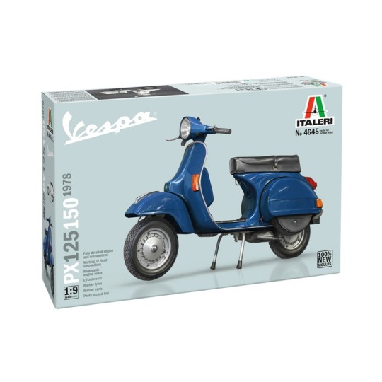I4645-Italeri Vespa PX 125/150 1978 1/9 motorcycle model - 4645