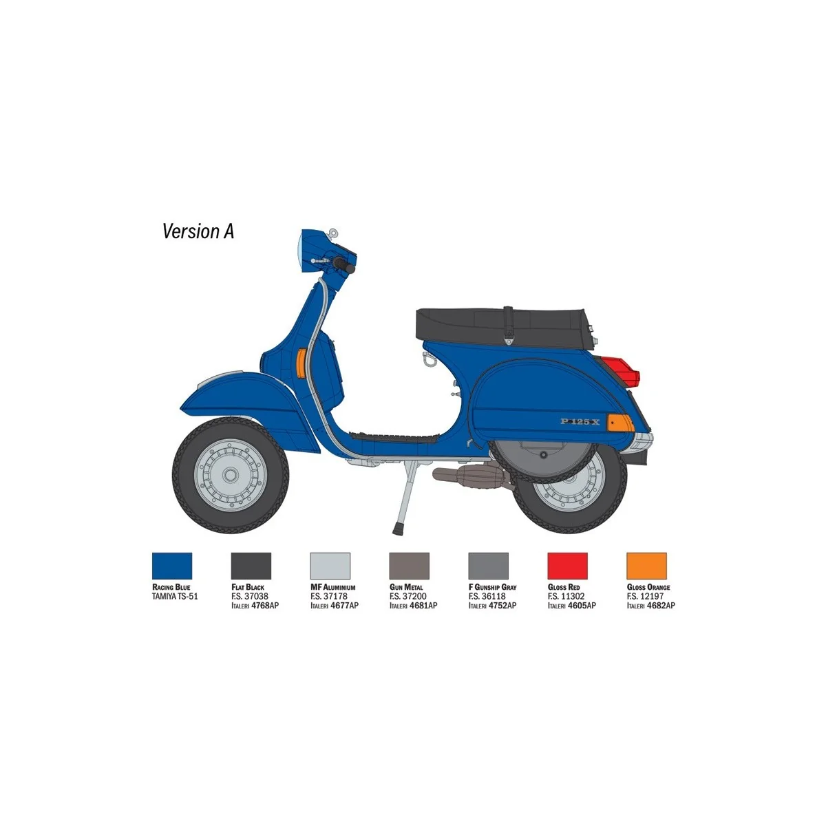 Maquette moto Italeri Vespa PX 125/150 1978 1/9 - 4645 - I4645 Maquette moto Italeri Vespa PX 125/150 1978 1/9 - 4645 - I4645