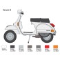 I4645-Maquette moto Italeri Vespa PX 125/150 1978 1/9 - 4645