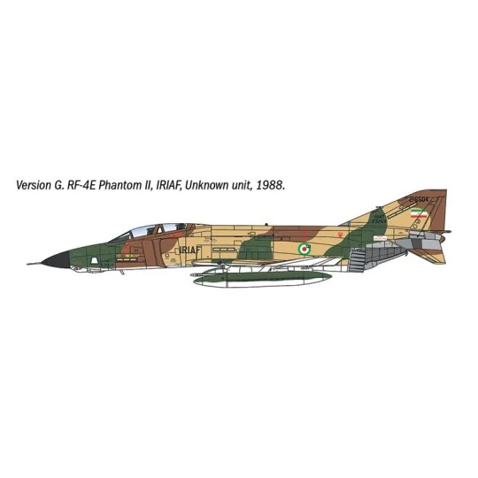 Maquette avion RF-4 C/E Phantom II 1/72 Italeri - 1477 - I1477 I1477-Maquette avion RF-4 C/E Phantom II 1/72 Italeri - 1477