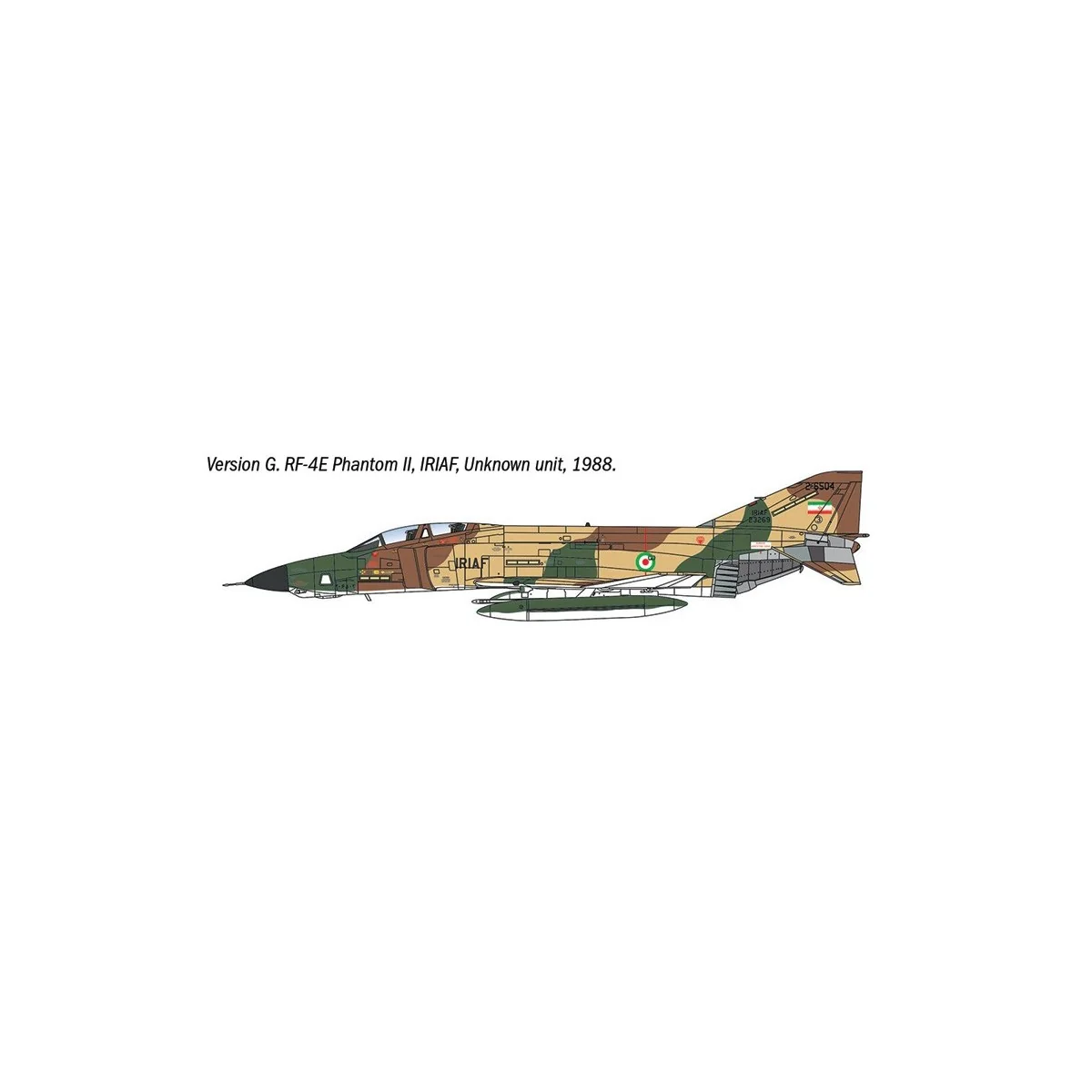 RF-4 C/E Phantom II 1/72 scale model airplane by Italeri - 1477 - I1477 RF-4 C/E Phantom II 1/72 scale model airplane by Italeri - 1477 - I1477