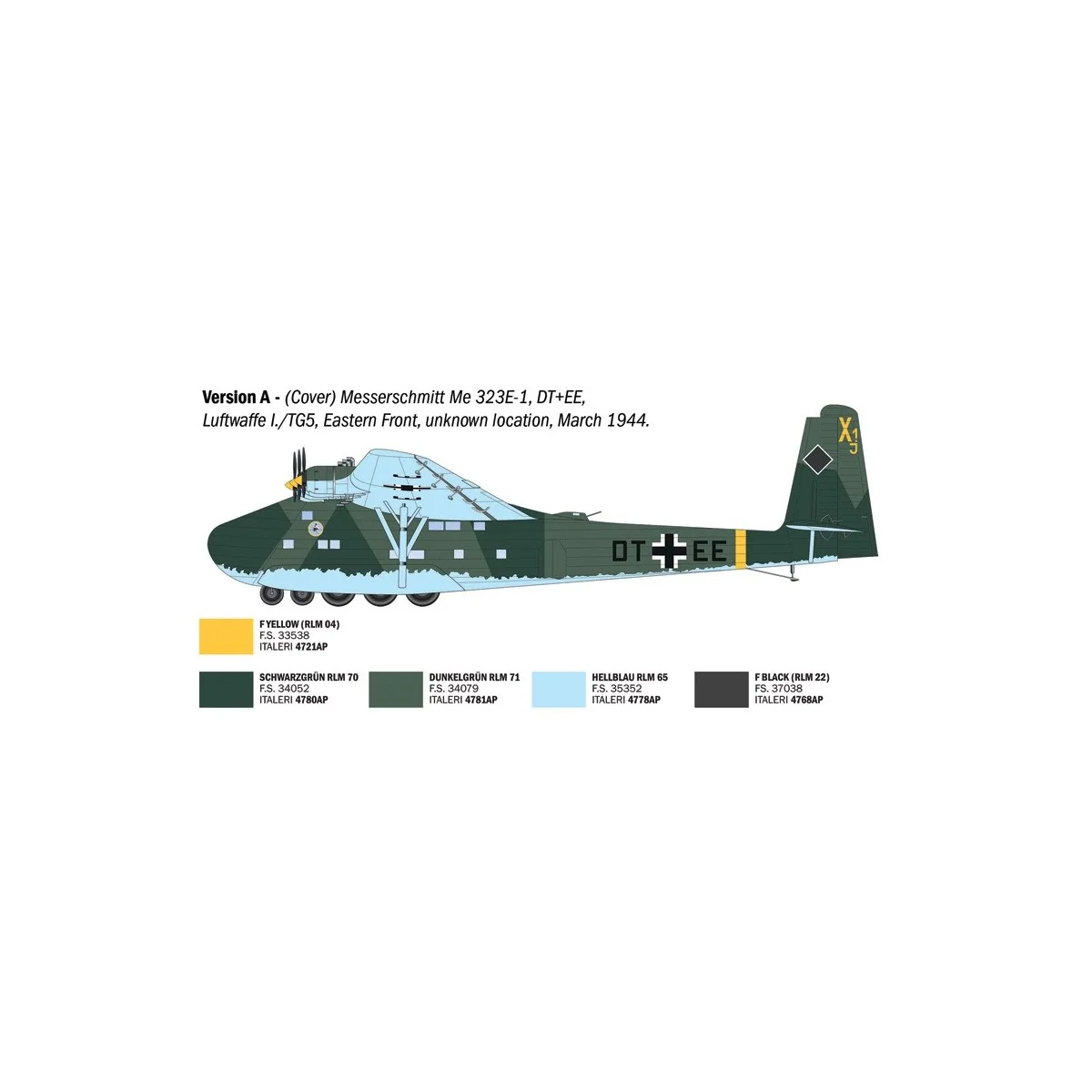 Messerschmitt Me 323 Gigant 1/72 scale model airplane by Italeri - ... Messerschmitt Me 323 Gigant 1/72 scale model airplane by Italeri - ...