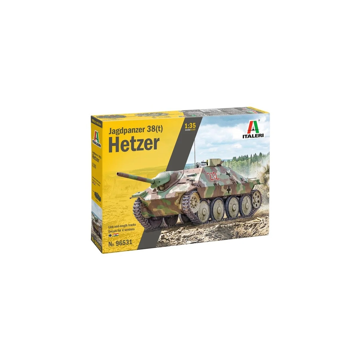 Maquette char Italeri Jagdpanzer 38(t) Hetzer 1/35 - 96531 - I96531