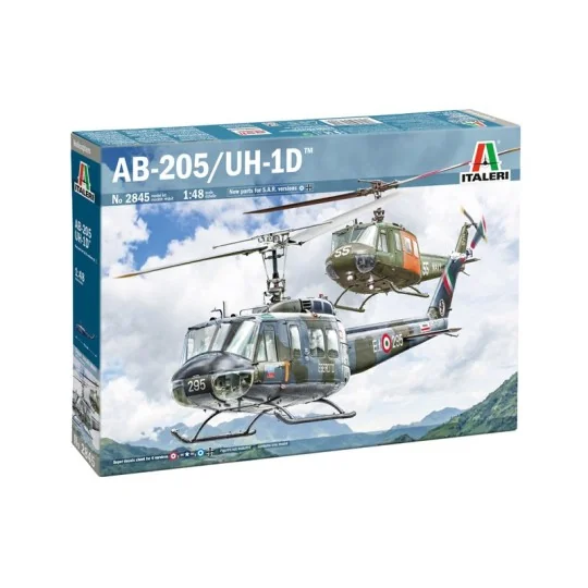 I2845-Italeri AB-205 / UH-1D "SAR" helicopter model 1/48 - 2845