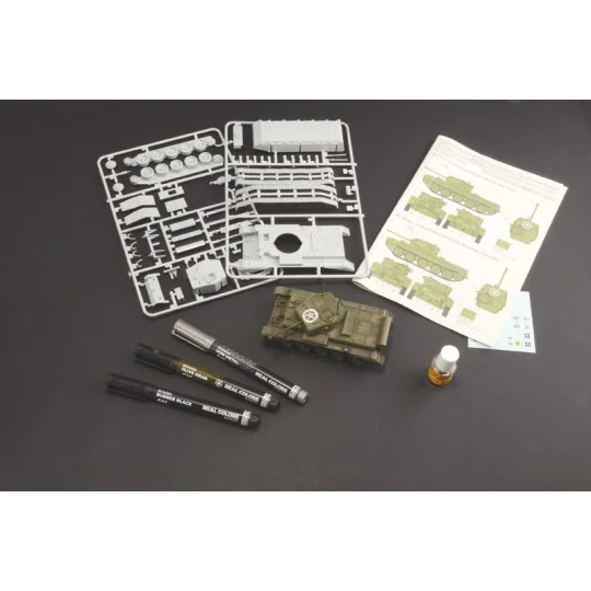 I75004-Cromwell Mk. IV 1/56 scale model kit + Italeri glue and paints 75004