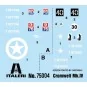I75004-Cromwell Mk. IV 1/56 scale model kit + Italeri glue and paints 75004