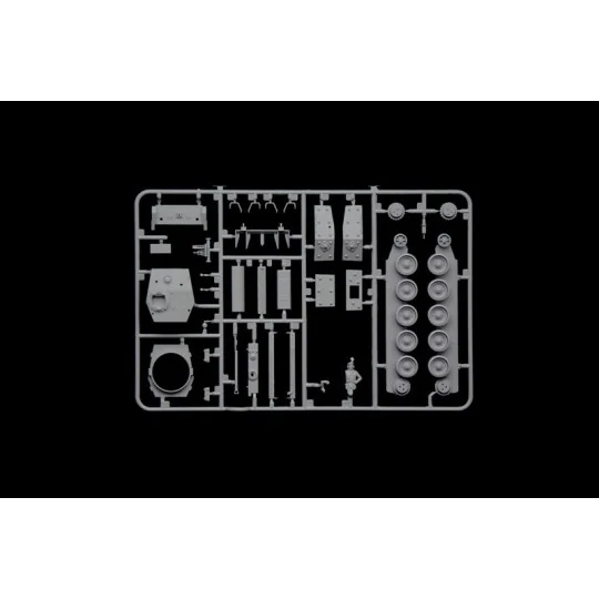 I75004-Cromwell Mk. IV 1/56 scale model kit + Italeri glue and paints 75004