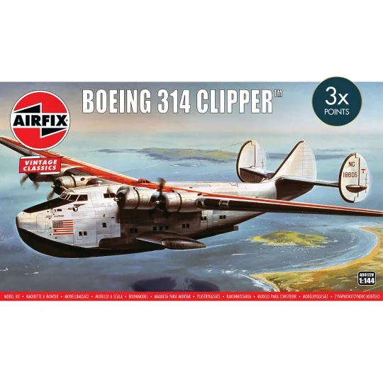 A04172V-Maquette avion Boeing 314 Clipper A04172V Airfix 1/144