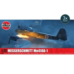 Messerschmitt Me 410A-1 1/72 scale model airplane - Airfix A04069 - A04069