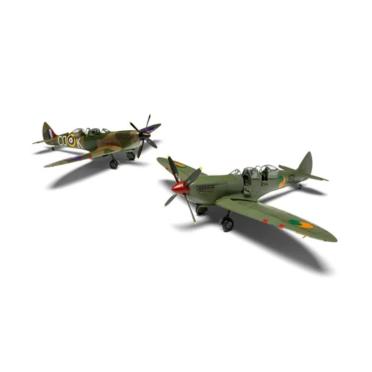 Airfix Supermarine Spitfire Tr.9 1/48 plastic model kit - A05143 - ... A05143-Airfix Supermarine Spitfire Tr.9 1/48 plastic model kit - A05143