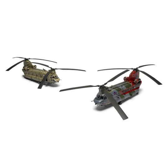 Boeing Chinook HC.1 Late helicopter model kit 1/72 scale - Airfix A06024 ... A06024-Boeing Chinook HC.1 Late helicopter model 1/72 scale - Airfix A06024