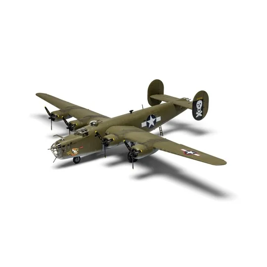 Consolidated B-24D Liberator 1/72 scale model airplane - Airfix A09011 - ... A09011-Consolidated B-24D Liberator 1/72 scale model airplane - Airfix A09011