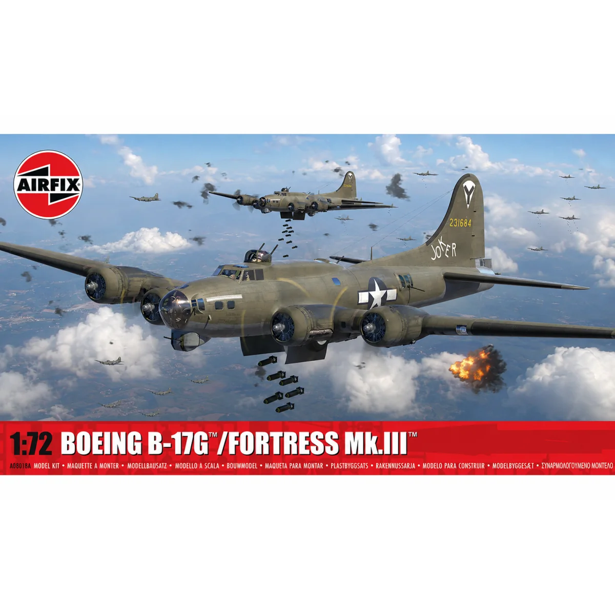 Boeing B-17G / Fortress Mk.III 1/72 aircraft model - Airfix A08018A... Boeing B-17G / Fortress Mk.III 1/72 aircraft model - Airfix A08018A...