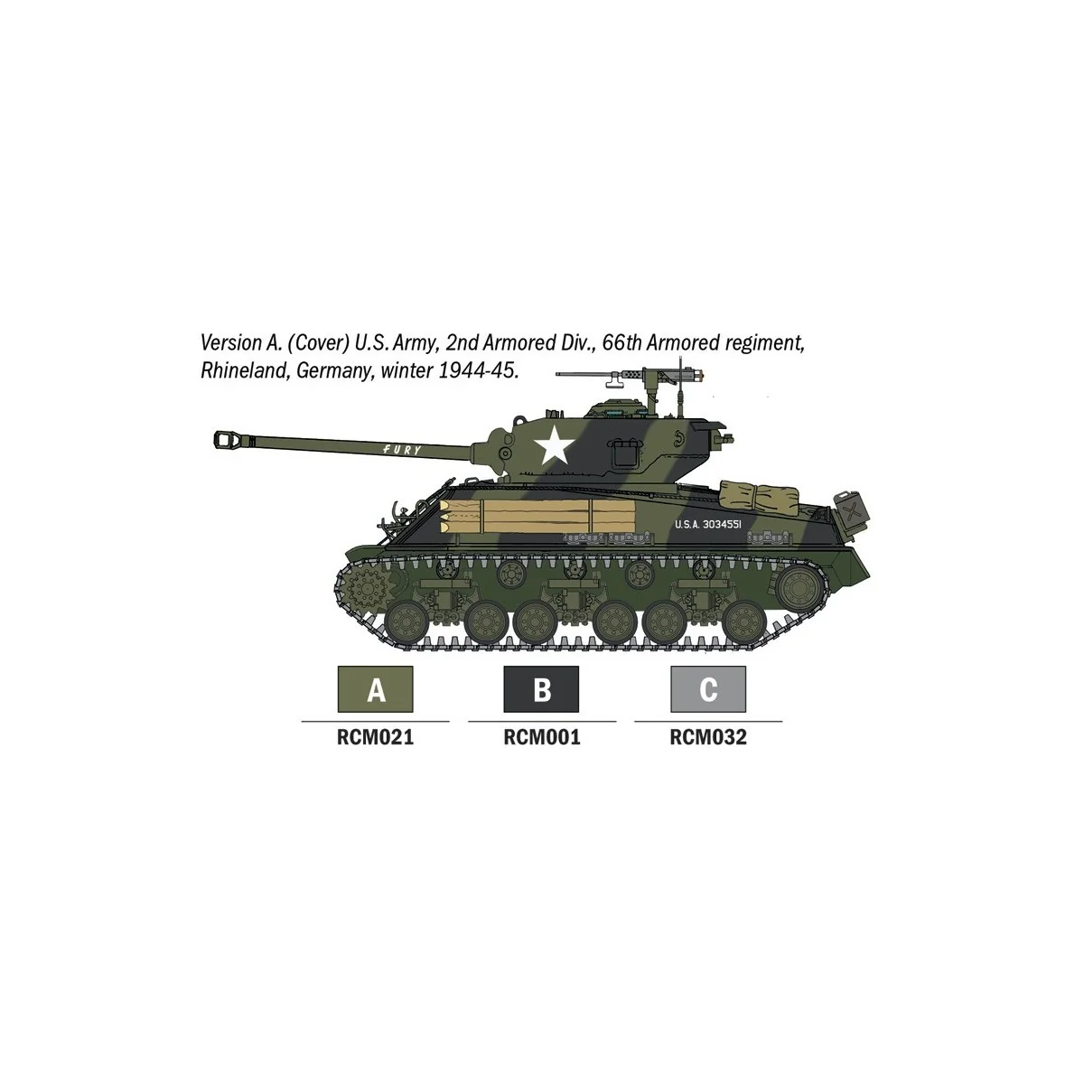 Sherman M4A3E8 Fury 1/56 tank kit + Italeri 7500 glue and paints... Sherman M4A3E8 Fury 1/56 tank kit + Italeri 7500 glue and paints...