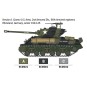 I75001-Kit char Sherman M4A3E8 Fury 1/56 + colle et peintures Italeri 75001