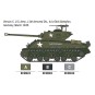 I75001-Kit char Sherman M4A3E8 Fury 1/56 + colle et peintures Italeri 75001