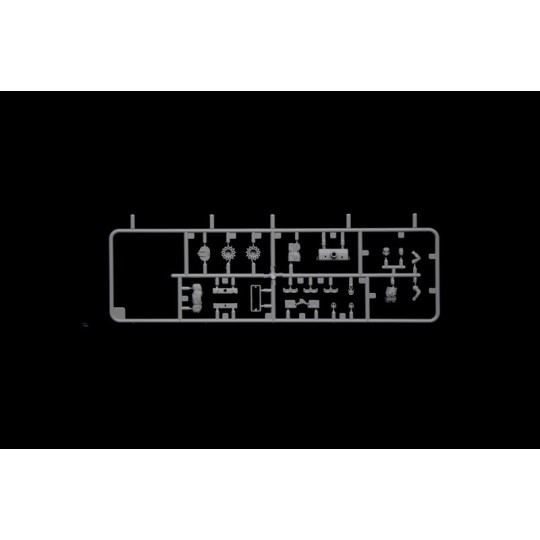I75001-Kit char Sherman M4A3E8 Fury 1/56 + colle et peintures Italeri 75001