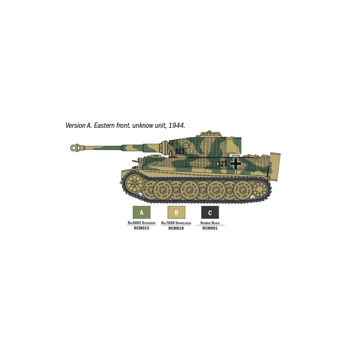1/56 scale Pz.Kpfw. VI Tiger I Ausf.E tank model kit + glue and paints... 1/56 scale Pz.Kpfw. VI Tiger I Ausf.E tank model kit + glue and paints...