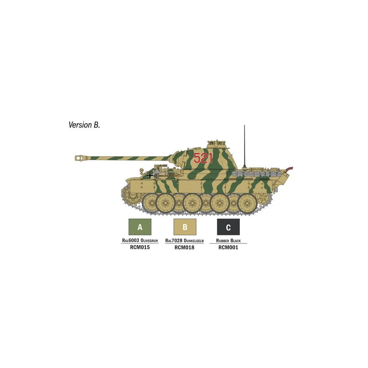 Maquette char Panther Sd.Kfz.171 Ausf. A 1/56 + colle et peintures ... Maquette char Panther Sd.Kfz.171 Ausf. A 1/56 + colle et peintures ...