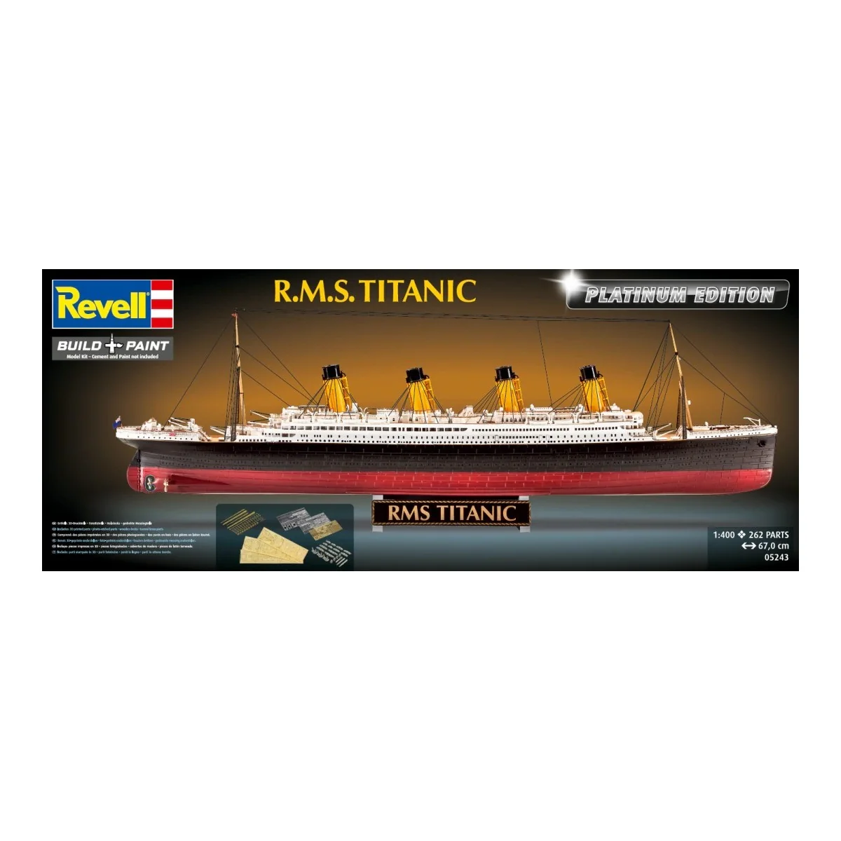 Revell Titanic Platinum Edition 1/400 scale model ship - 05243 - 05243