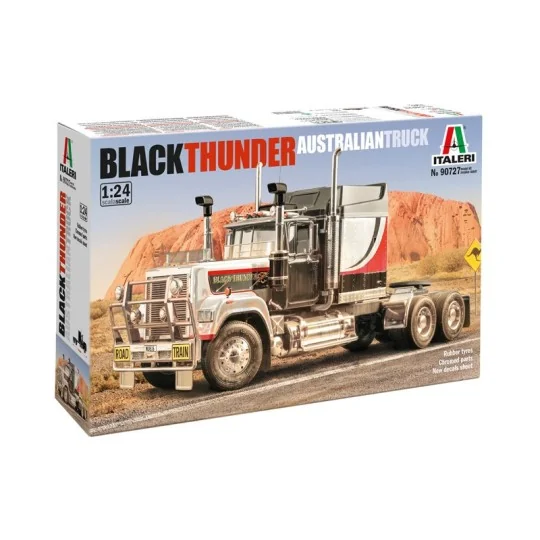 Maquette camion Black Thunder Australian Truck Italeri 90727 1/24 -... I90727-Maquette camion Black Thunder Australian Truck Italeri 90727 1/24