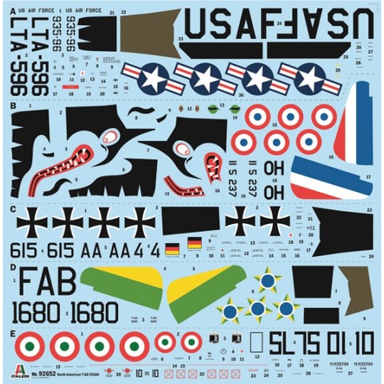I92652-T-6G Texan 1/48 aircraft model - Italeri 92652