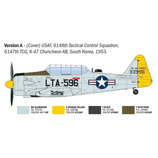 T-6G Texan 1/48 aircraft model - Italeri 92652 - I92652 I92652-T-6G Texan 1/48 aircraft model - Italeri 92652