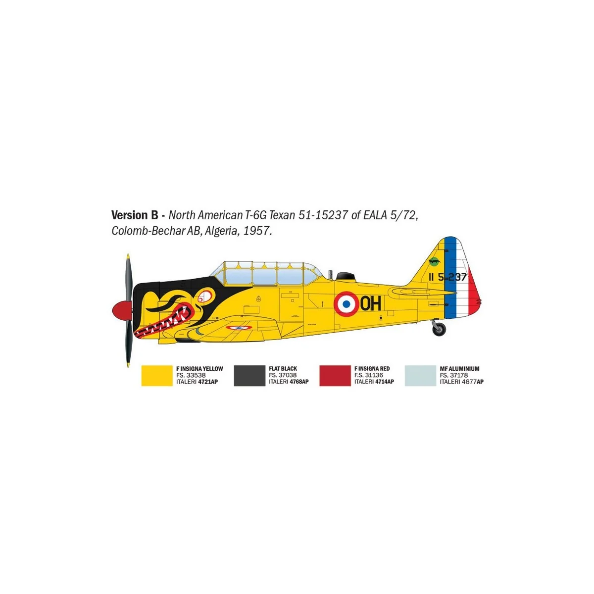 T-6G Texan 1/48 aircraft model - Italeri 92652 - I92652