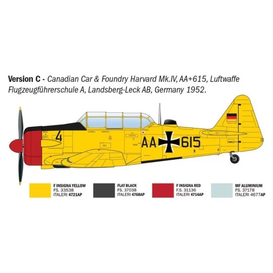 T-6G Texan 1/48 aircraft model - Italeri 92652 - I92652 I92652-T-6G Texan 1/48 aircraft model - Italeri 92652