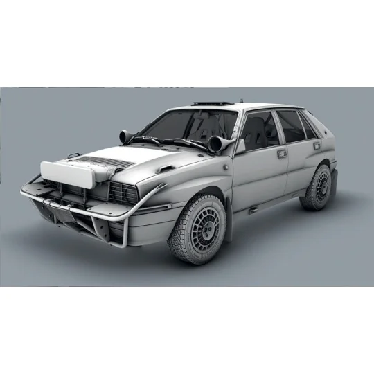 Maquette Lancia Delta Integrale 16V Safari 1/12 - Italeri 4720 - I4720 I4720-Maquette Lancia Delta Integrale 16V Safari 1/12 - Italeri 4720