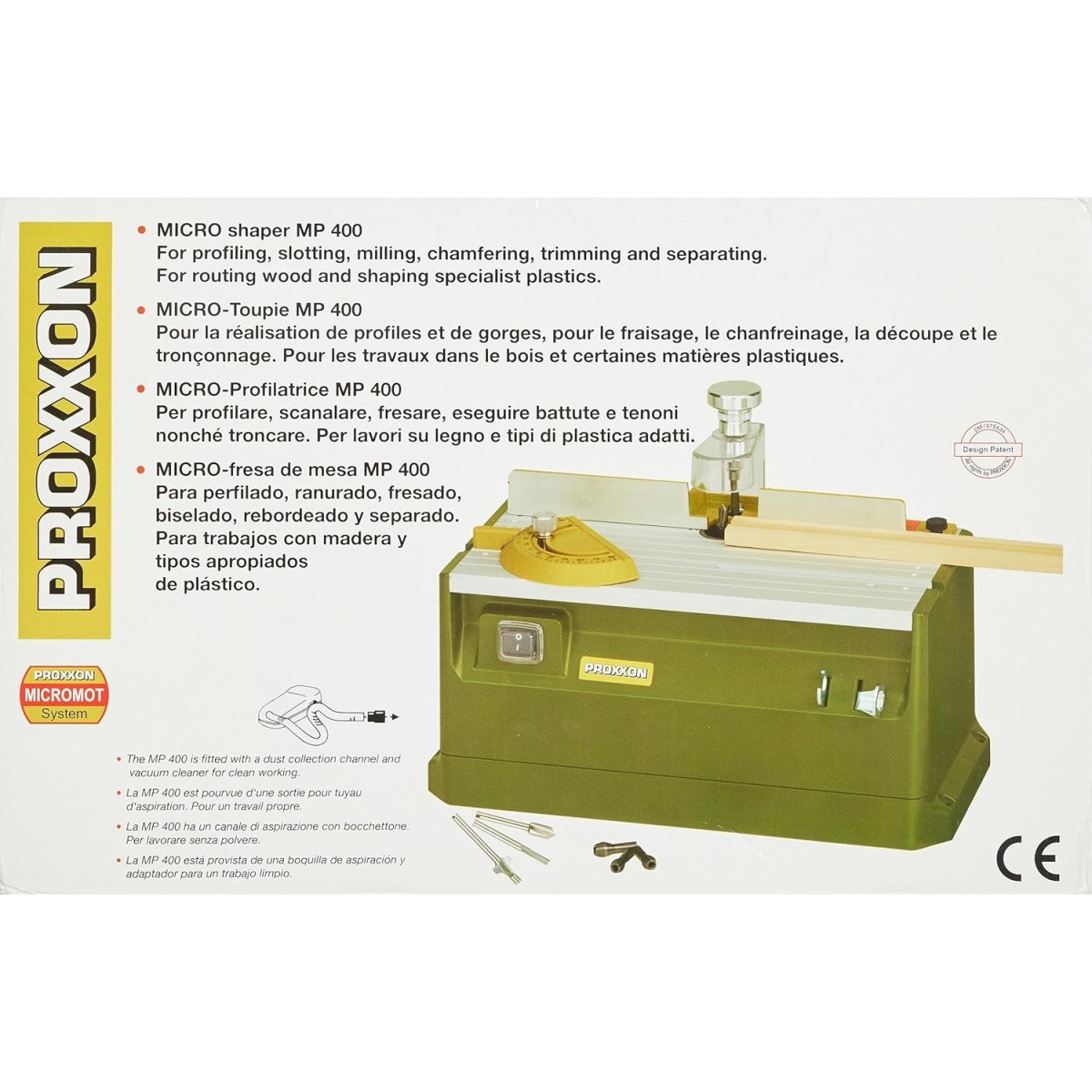 Micro-toupie Proxxon MP 400 230V - 29020 - PRX-27050 Micro-toupie Proxxon MP 400 230V - 29020 - PRX-27050