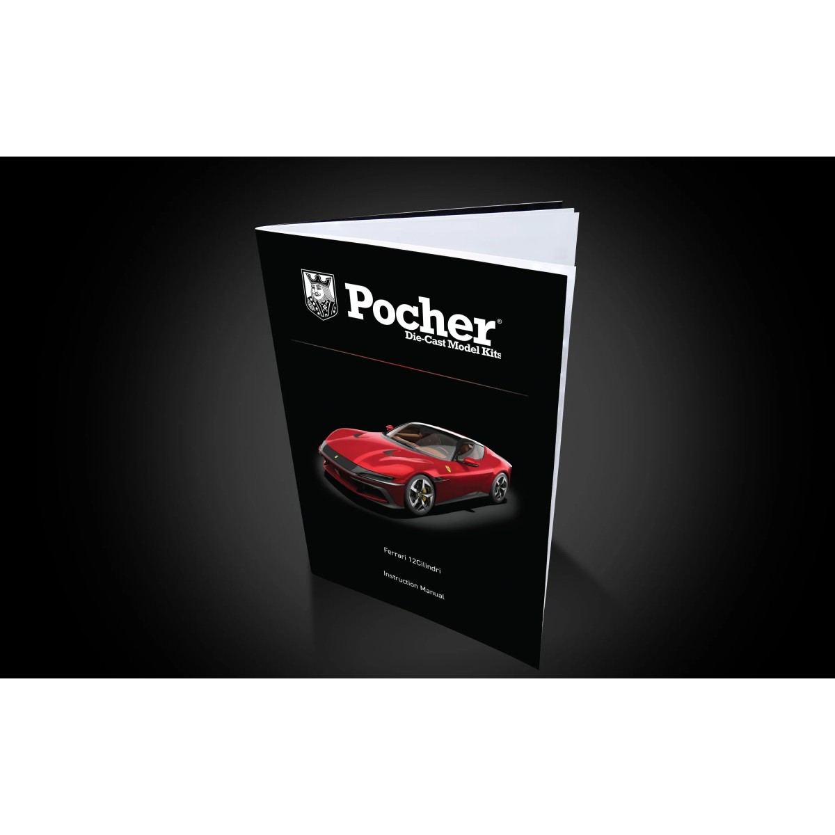 Pocher Ferrari 12Cilindri Rosso Imola 1/8 model kit - HK126 - HK126 Pocher Ferrari 12Cilindri Rosso Imola 1/8 model kit - HK126 - HK126