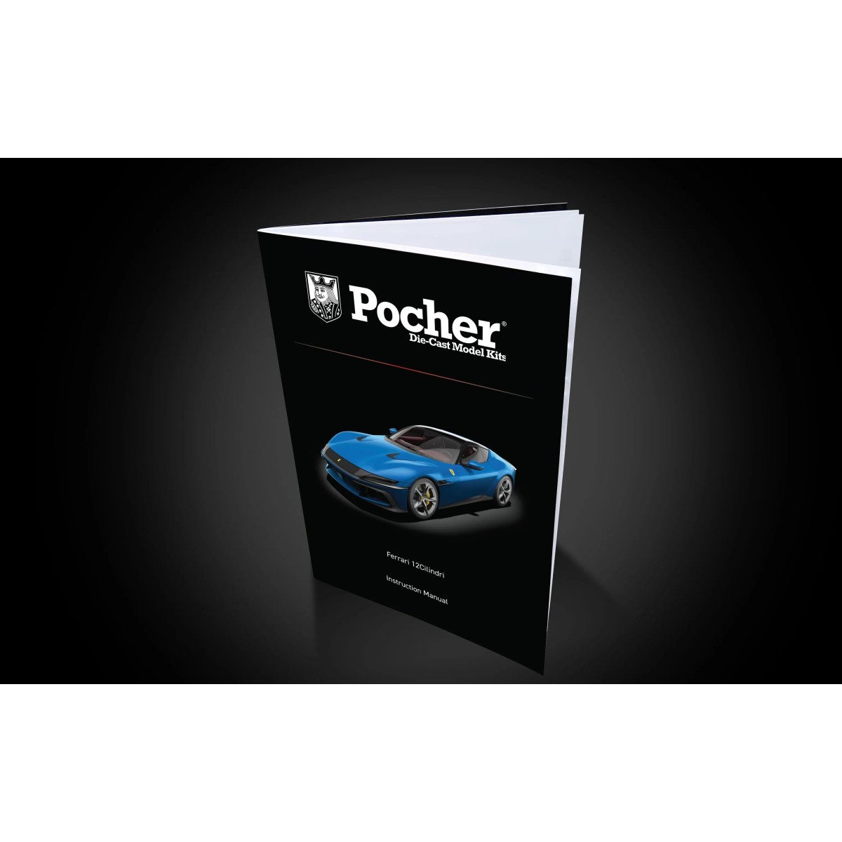 Maquette Pocher Ferrari 12Cilindri Blu Corsa 1/8 - HK127 - HK127