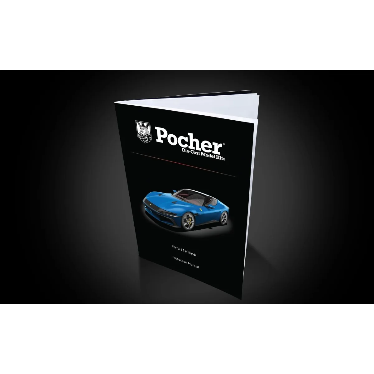Maquette Pocher Ferrari 12Cilindri Blu Corsa 1/8 - HK127 - HK127 Maquette Pocher Ferrari 12Cilindri Blu Corsa 1/8 - HK127 - HK127