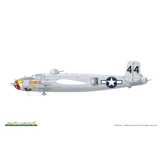 EDU-548001-Maquette avion B-25J Mitchell Strafer 1/48 - Eduard 548001