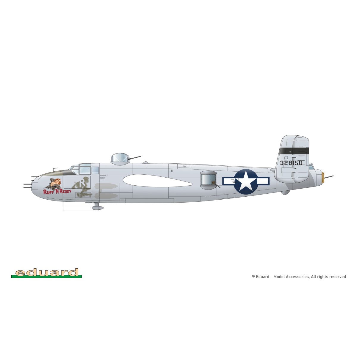 Maquette avion B-25J Mitchell Strafer 1/48 - Eduard 548001 - EDU-54... Maquette avion B-25J Mitchell Strafer 1/48 - Eduard 548001 - EDU-54...