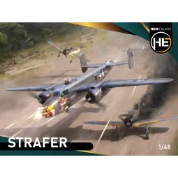 Maquette avion B-25J Mitchell Strafer 1/48 - Eduard 548001 - EDU-54...