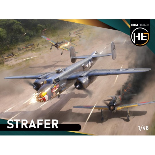 Maquette avion B-25J Mitchell Strafer 1/48 - Eduard 548001 - EDU-54... EDU-548001-Maquette avion B-25J Mitchell Strafer 1/48 - Eduard 548001