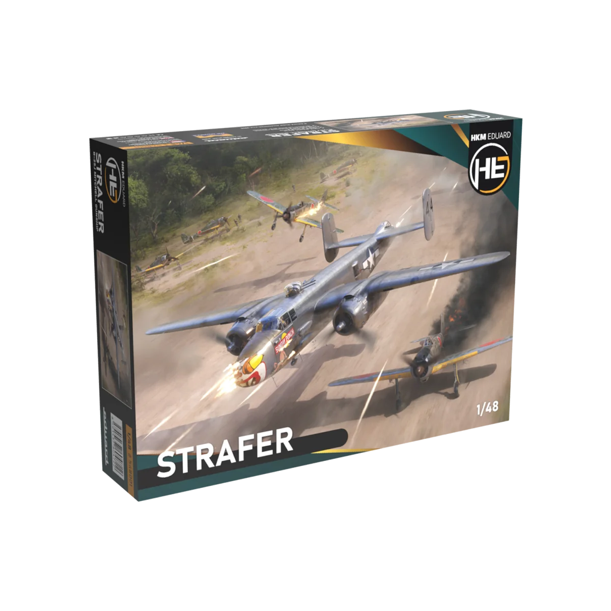 Maquette avion B-25J Mitchell Strafer 1/48 - Eduard 548001 - EDU-54...
