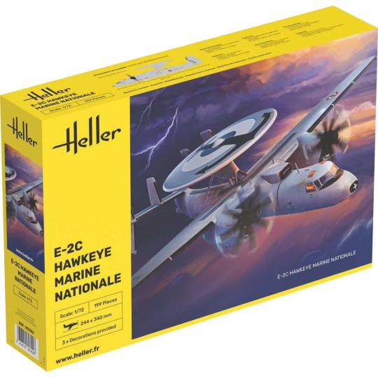 Maquette avion E-2C Hawkeye Marine Nationale 1/72 - Heller 82302 - ... HEL-82302-Maquette avion E-2C Hawkeye Marine Nationale 1/72 - Heller 82302
